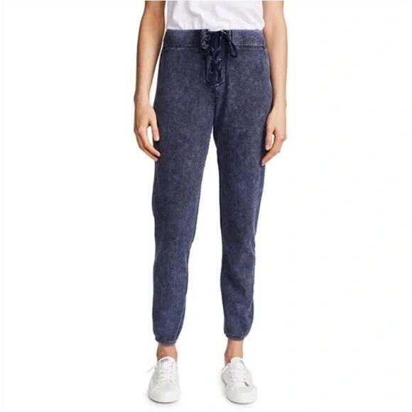 Splendid Offshore Lace-Up Waffle Knit Jogger Pants Medium - Picture 1 of 7